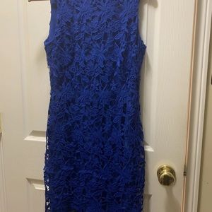 Ralph Lauren lace dress size 4 blue